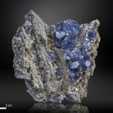 Fluorite<br />Shizhuyuan Mine, Dongpo, Yizhang District, Chenzhou Prefecture, Hunan Province, China<br />88 x 85 mm<br /> (Author: Manuel Mesa)