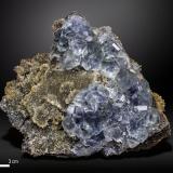 Fluorite<br />Shizhuyuan Mine, Dongpo, Yizhang District, Chenzhou Prefecture, Hunan Province, China<br />110 x 95 mm<br /> (Author: Manuel Mesa)