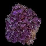 Quartz (variety amethyst)<br />Reel Mine, Iron Station, Lincoln County, North Carolina, USA<br />14.0 x 16.0 cm<br /> (Author: am mizunaka)