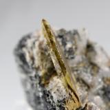 Titanite, Riebeckite<br />Zagi Mountain, Hameed Abad Kafoor Dheri, Peshawar, Khyber Pakhtunkhwa, Pakistan<br />97mm x 60mm x 62mm<br /> (Author: Don Lum)
