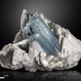 Beryl (variety aquamarine)<br />Rondu, Indus Valley, Baltistan District, Gilgit-Baltistan (Northern Areas), Pakistan<br />130 x 90 mm<br /> (Author: Manuel Mesa)