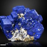 Lazurite<br />Ladjuar Medam, Sar-e Sang, Koksha Valley, Khash & Kuran Wa Munjan Districts, Badakhshan Province, Afghanistan<br />86 X 67 mm<br /> (Author: Manuel Mesa)