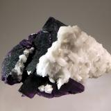 Barite, fluorite<br />Gaskins Mine, Empire Sub-District, Pope County, Illinois, USA<br />4.2 x 6.0 cm<br /> (Author: crosstimber)