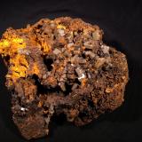 Wulfenite<br />Ojuela Mine, Mapimí, Municipio Mapimí, Durango, Mexico<br />130 mm x 110 mm x 50 mm<br /> (Author: Robert Seitz)