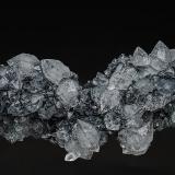 Quartz, Jamesonite<br />Herja Mine, Chiuzbaia, Baia Sprie, Maramures, Romania<br />12.5 x 4.0 cm<br /> (Author: am mizunaka)