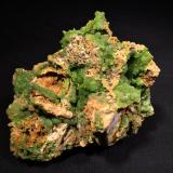 Pyromorphite<br />Daoping Mine, Gongcheng, Guilin Prefecture, Guangxi Zhuang Autonomous Region, China<br />95 mm x 65 mm x 60 mm<br /> (Author: Robert Seitz)