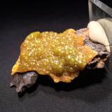 Pyromorphite<br />Bunker Hill Mine, Bunker Hill properties, Kellogg, Coeur d'Alene District, Shoshone County, Idaho, USA<br />80 mm x 65 mm x 30 mm<br /> (Author: Robert Seitz)