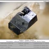 AnataseVallon de la Rave, Macizo La Lauzière, Saint-Jean-de-Maurienne, Saboya, Auvergne-Rhône-Alpes, Franciafov 2.6 mm (Author: ploum)