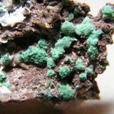 Malachite<br />Tsumeb Mine, Tsumeb, Otjikoto Region, Namibia<br />62mm x 40mm x 46mm<br /> (Author: Heimo Hellwig)