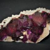 Fluorite and Calcite<br />Jingbian Mine, Hengbu, Zongyang, Anqing Prefecture, Anhui Province, China<br />95mm x 45mm x 45mm<br /> (Author: Philippe Durand)