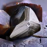 TetraedritaEl Vagón Mine (Tío Seguro Mine), Lanteira, Comarca Guadix, Granada, Andalusia, SpainCampo de visión 6 mm (Autor: Juan Miguel)