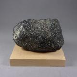 Cromita<br />Carratraca, Comarca Valle del Guadalhorce, Málaga, Andalucía, España<br />8 x 6 cm.<br /> (Autor: J. G. Alcolea)