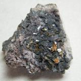 WulfeniteTsumeb Mine, Tsumeb, Otjikoto Region, Namibia45mm x 43mm x 40mm (Author: Heimo Hellwig)