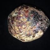 Almandine<br />Poovey Garnet Mine, Petche Gap, Burke County, North Carolina, USA<br />65 mm x 65 mm x 60 mm<br /> (Author: Robert Seitz)