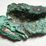 Malachite<br />Tsumeb Mine, Tsumeb, Otjikoto Region, Namibia<br />118mm x 62mm x 80mm<br /> (Author: Heimo Hellwig)