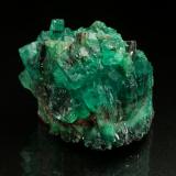 Beryl (variety emerald)<br />Chivor mining district, Municipio Chivor, Eastern Emerald Belt, Boyacá Department, Colombia<br />Cluster=43x36x38mm<br /> (Author: Fiebre Verde)