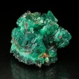 Beryl (variety emerald)<br />Chivor mining district, Municipio Chivor, Eastern Emerald Belt, Boyacá Department, Colombia<br />Cluster=43x36x38mm<br /> (Author: Fiebre Verde)