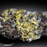 Mimetite<br />Ojuela Mine, Mapimí, Municipio Mapimí, Durango, Mexico<br />80 x 50 mm<br /> (Author: Manuel Mesa)