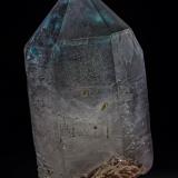 Quartz, Ajoite<br />Messina Mine, Musina (Messina), Vhembe District, Limpopo Province, South Africa<br />11.1 x 5.5 cm<br /> (Author: am mizunaka)