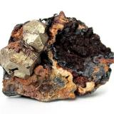 Pyrite<br />Rio Marina, Elba Island, Livorno Province, Tuscany, Italy<br />Specimen size 8 cm, largest pyrite 2 cm<br /> (Author: Tobi)