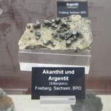 Acanthite<br />Freiberg District, Erzgebirgskreis, Saxony/Sachsen, Germany<br />Specimen size ~ 6 cm<br /> (Author: Tobi)