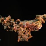 Cobre<br />Concesión Cerro Muriano, Filón Cerro Muriano, Cerro Muriano, Dehesa de Campo Bajo y Suerte Lentisca, Obejo, Comarca Valle del Guadiato, Córdoba, Andalucía, España<br />5 x 3 cm<br /> (Autor: Ricardo Fimia)