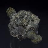 Pyrite<br />Vintířov, Sokolov District, Karlovy Vary Region, Bohemia, Czech Republic<br />4.5 x 3.3 cm<br /> (Author: am mizunaka)