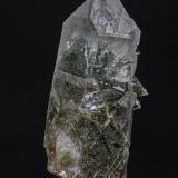 Quartz with Chlorite inclusions<br />Polar Urals, Western-Siberian Region, Russia<br />7.0 x 3.2 cm<br /> (Author: am mizunaka)