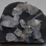 Fluorapofilita-(K) y Estilbita-Ca<br />Distrito Jalgaon, Maharashtra, India<br />10 x 10 x 3,5 cm<br /> (Autor: Antonio Alcaide)