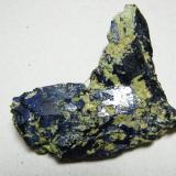 Azurite<br />Tsumeb Mine, Tsumeb, Otjikoto Region, Namibia<br />88mm x 70mm x 19mm<br /> (Author: Heimo Hellwig)