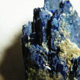 Azurite<br />Tsumeb Mine, Tsumeb, Otjikoto Region, Namibia<br />32mm x 45mm x 15mm<br /> (Author: Heimo Hellwig)