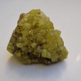 Azufre<br />Mina El Desierto, San Pablo de Napa, Provincia Daniel Campos, Departamento Potosí, Bolivia<br />8 x 7 x 4 cm<br /> (Autor: Antonio Alcaide)