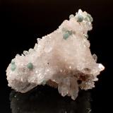 Cookeite, Quartz<br />Stand-on-Your-Head No. 1 Mine, Bland, Saline County, Arkansas, USA<br />50mm x 35mm x 42mm<br /> (Author: Don Lum)