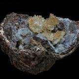 Quartz, Quartz (variety chalcedony), Opal-AN<br />Candelaria Mine, Moctezuma, Municipio Moctezuma, Sonora, Mexico<br />8.9 x 6.4 cm<br /> (Author: am mizunaka)