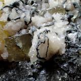 Fluorite, Calcite, MarcasiteMina Annabel Lee, nivel Bethel, Sub-Distrito Harris Creek, Condado Hardin, Illinois, USA220mm x 185mm x 47mm (Author: Don Lum)