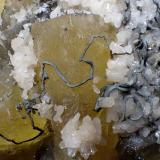 Fluorite, Calcite, MarcasiteMina Annabel Lee, nivel Bethel, Sub-Distrito Harris Creek, Condado Hardin, Illinois, USA220mm x 185mm x 47mm (Author: Don Lum)