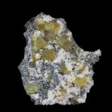 Fluorite, Calcite, MarcasiteMina Annabel Lee, nivel Bethel, Sub-Distrito Harris Creek, Condado Hardin, Illinois, USA220mm x 185mm x 47mm (Author: Don Lum)