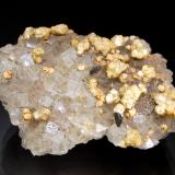 Siderite and Galena on FluoriteDistrito Freiberg, Erzgebirgskreis, Sajonia/Sachsen, Alemania4.0 x 7.0 cm (Author: crosstimber)