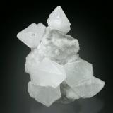 Witherite, Alstonite<br />Fallowfield Mine, Acomb, Hexham, Tyne Valley, Northumberland, England / United Kingdom<br />7x6x3 cm overall size<br /> (Author: Jesse Fisher)