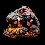 Vanadinite<br />Taouz, Er Rachidia Province, Drâa-Tafilalet Region, Morocco<br />54x49x46mm<br /> (Author: Carlos Pareja)