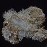 Quartz, Cookeite<br />Bennett Quarry, Buckfield, Oxford County, Maine, USA<br />7.2 x 6.0 cm<br /> (Author: am mizunaka)