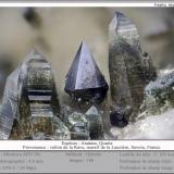 AnataseVallon de la Rave, Macizo La Lauzière, Saint-Jean-de-Maurienne, Saboya, Auvergne-Rhône-Alpes, Franciafov 4.0 mm (Author: ploum)