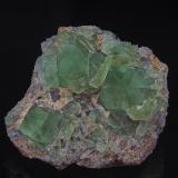 Fluorite<br />William Wise Mine, Westmoreland, Cheshire County, New Hampshire, USA<br />8.0 x 8.3 cm<br /> (Author: am mizunaka)