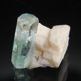 Beryl var. aquamarine<br />Shigar Valley, Shigar District, Gilgit-Baltistan (Northern Areas), Pakistan<br />2.0 x 2.1 cm<br /> (Author: crosstimber)