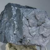 Galena on Calcite-Siderite and Fluorite<br />Blackdene Mine, Ireshopeburn, Weardale, North Pennines Orefield, County Durham, England / United Kingdom<br />7.5 x 7.3 cm<br /> (Author: Jordi Fabre)
