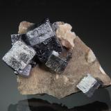 Galena<br />Mid-Continent Mine, Picher Field, Treece, Tri-State District, Cherokee County, Kansas, USA<br />2.4 x 3.5 cm<br /> (Author: crosstimber)