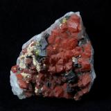 Quartz, Chalcopyrite<br />Daye, Huangshi Prefecture, Hubei Province, China<br />93 mm x 72 mm x 45 mm<br /> (Author: Don Lum)