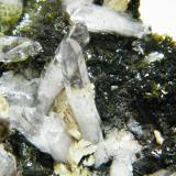 Quartz and Epidote<br />Goboboseb Mountains, Brandberg area, Erongo Region, Namibia<br />58mm x 78mm x 35mm<br /> (Author: Heimo Hellwig)