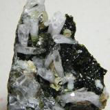 Quartz and Epidote<br />Goboboseb Mountains, Brandberg area, Erongo Region, Namibia<br />58mm x 78mm x 35mm<br /> (Author: Heimo Hellwig)