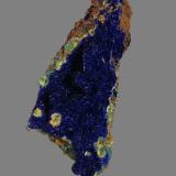 Azurite<br />Sidi Ayad (Sidi Ayed), Boulemane Province, Fès-Meknès Region, Morocco<br />13 cm<br /> (Author: Nunzio)